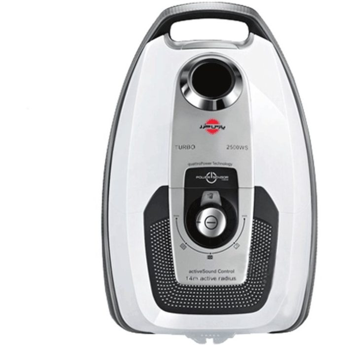 جارو برقی پارس خزر مدل - TURBO 2500WS سفید