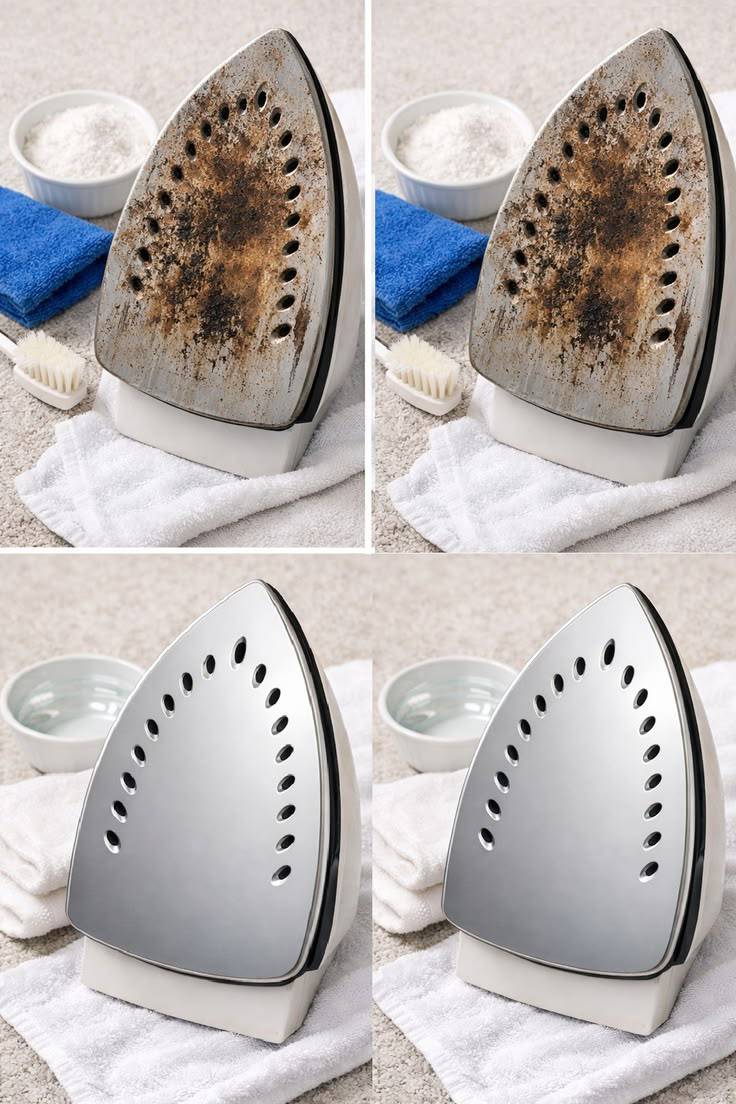 چگونه سوختگی کف اتو را پاک کنیم؟