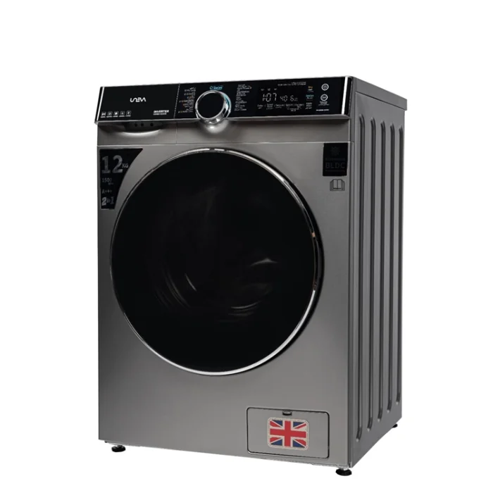 لباسشویی یونیوا 12 کیلویی مدل UN-12DSBL COMBO