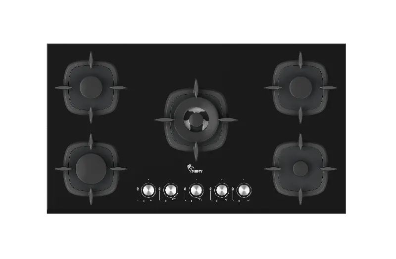 511 اجاق گاز شیشه ای 5 شعله سیمر مدل G 511