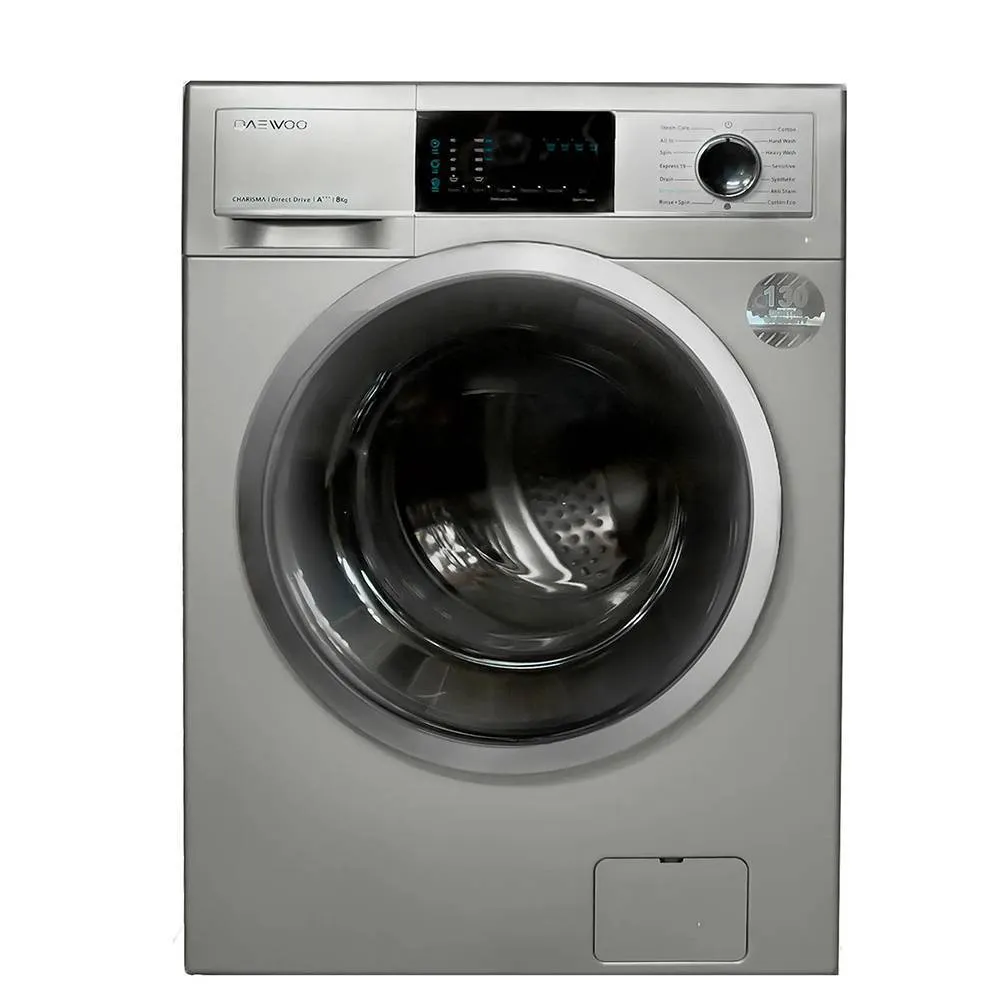 1 لباسشویی دوو 9 کیلو مدل LM-9120S رنگ نقره ای